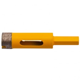 Denzel Сверло алмазное по керамограниту, 16 мм, мокрая резка, трехгранный хвостовик 72677