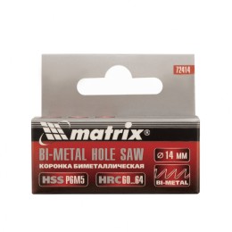 Matrix Коронка Bimetal, 14 мм 72414