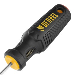 Denzel Отвертка PH0х75 мм, CrV, трехкомпонентная рукоятка 12171