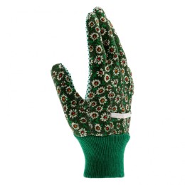 Palisad Перчатки садовые х/б ткань с ПВХ точкой, манжет, M 67762