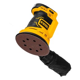 Denzel Машина шлифовальная эксцентриковая аккумуляторная COS-125-0, 18В Li-Ion 28471