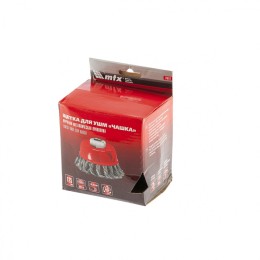 Matrix Щетка для УШМ, 125 мм, М14, "чашка", крученая проволока 0.35 мм 74617