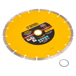 Denzel Диск алмазный, отрезной сегментный, 230 х 22.2 мм, сухая резка 73104
