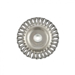 Matrix Щетка для УШМ 150 мм, М14, плоская, крученая проволока 0.35 мм 74635