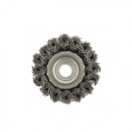 Matrix Щетка для УШМ, 65 мм, М14, "чашка", крученая проволока 0.8 мм 74621