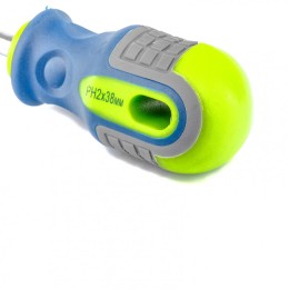 Сибртех Отвертка, PH2 х 38 мм, CrV, трехкомпонентная рукоятка 11799