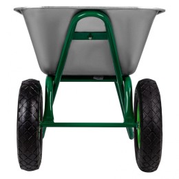 Сибртех Тачка садово-строительная, 2-х колесная, усиленная, грузоподъемность 320 кг, объем 100 л Россия 689863