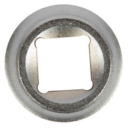 Matrix Головка торцевая, 22 мм, шестигранная, CrV, под квадрат 1/2, хромированная 13122