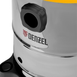 Denzel Пылесос строительный SVC15, 1200 Вт, бак 15 л, шланг 2 м 28201