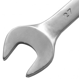 Matrix Ключ комбинированный, 27 мм, CrV, матовый хром 15120