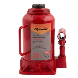 Sparta Домкрат гидравлический бутылочный 20 т, h подъема 215-405 мм 50338 Compact