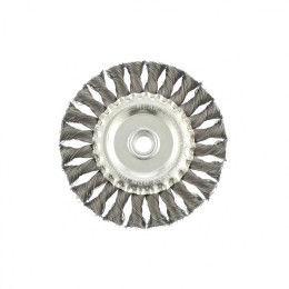 Matrix Щетка для УШМ 125 мм, М14, плоская, крученая проволока 0.35 мм 74633