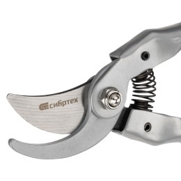 Сибртех Секатор прямого реза, 225 мм, металлические рукоятки, нижняя в ПВХ-оболочке 604695