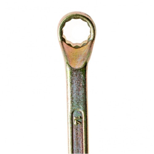 Ключ накидной, 14 х 15 мм, желтый цинк Сибртех 14624