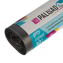 Palisad Пакеты для мусора 20 л x 30 шт. серые, Home 927015