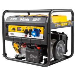 Denzel Генератор бензиновый PS 90 EA, 9.0 кВт, 230В, 25 л, коннектор автоматики, электростартер 946934