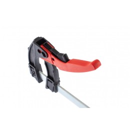 Matrix Струбцина реечная быстрозажимная, пластиковый корпус рычажно-храповой механизм, 250 х 90 х 340 мм, штанга 5 х 20 мм 20737