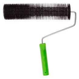 Сибртех Валик игольчатый для наливных полов с ручкой, острая игла, 300 мм// 81111