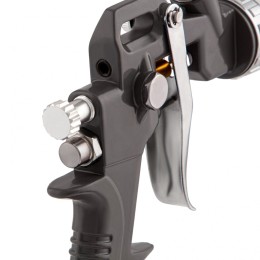 Matrix Набор пневмоинструмента, 5 предметов, быстросъемное соединение, краскораспылитель с верхним бачком 57304