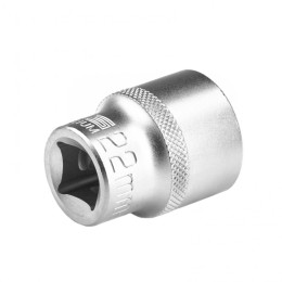 Stels Головка торцевая, 22 мм, двенадцатигранная, CrV, под квадрат 1/2, хромированная 13668