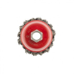 Matrix Щетка для УШМ, 65 мм, М14, "чашка", крученая проволока 0.35 мм 74613