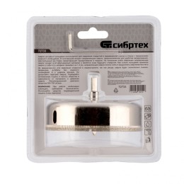 Сибртех Сверло по керамической плитке и стеклу, 100 х 55 мм, шестигранный хвостовик, с центрующим сверлом 72733