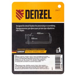 Denzel Струбцина F-образная, 100x400мм, кованая 20471