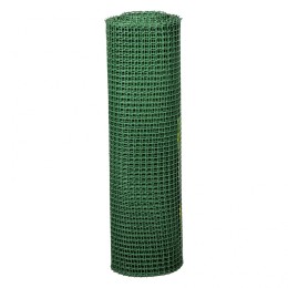 Сибртех Решетка заборная в рулоне, облегченная, 0.8 х 20 м, ячейка 17 х 14 мм, пластиковая, зеленая, 64522