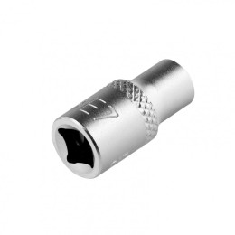 Stels Головка торцевая 1/4, Е7, CrV 13866