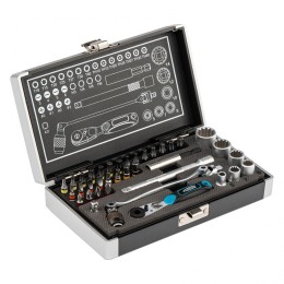 Gross Набор бит и головок торцевых, 1/4, карданный ключ, трещотка, адаптер, S2, 37 шт. 11625