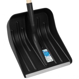 Сибртех Лопата для уборки снега пластиковая, 360 х 405 х 1550 мм, деревянный черенок 1 сорт, Россия, 61574