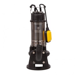 Denzel Фекальный насос FP1800-KS, 1800 Вт, напор 17 м, 26000 л/ч, нож-измельчитель 99806