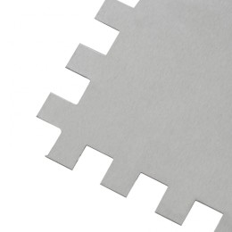 Matrix Гладилка из нержавеющей стали, 280 х 130 мм, зеркальная полировка, пластмассовая ручка, зуб 8 х 8 мм 86782