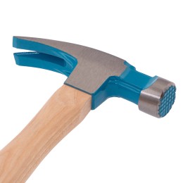 Gross Молоток-гвоздодер, 380 г, угол 75, магнит, обрезиненная рукоятка AMERICAN HICKORY // 10413