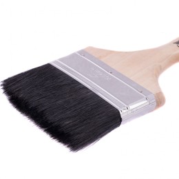 Matrix Кисть плоская, натуральная черная щетина, деревянная ручка 4 82643