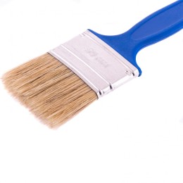 Сибртех Кисть флейцевая Эксперт , 50 х 6 мм, натуральная щетина, пластиковая ручка 82511