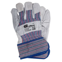 Сибртех Перчатки спилковые комбинированные, размер XL, 67901