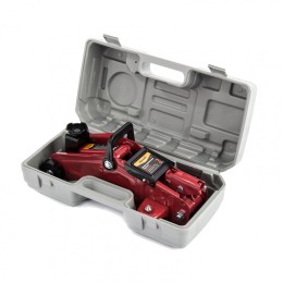 Sparta Домкрат гидравлический подкатной, 2 т, h подъема 140-285 мм, в пластиковом кейсе, compact 510084