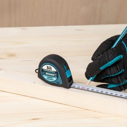 Gross Рулетка "Ergonomisch",3 м x 16 мм,магнитный обрезиненный зацеп 31101