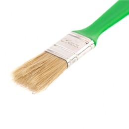 Сибртех Кисть флейцевая Эксперт , 25 x 8, натуральная щетина, пластиковая ручка 83306