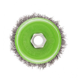 Сибртех Щетка для УШМ, 75 мм, М14, "чашка", витая проволока 0.3 мм 746047