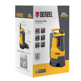 Denzel Дренажный насос DPХ450, 450 Вт, подъем 5 м, 9000 л/ч 97325