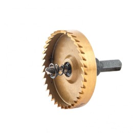 Denzel Коронка по металлу HSS, 63 мм, нитридтитановое покрытие 724120