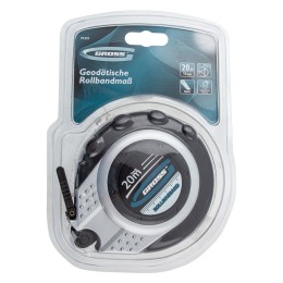 Gross Рулетка геодезическая 20 м х 13 мм, закрытый корпус, металлическая лента, нейлон 31251