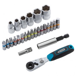 Gross Набор бит и головок торцевых 1/4 26 предметов 11361