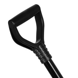 Сибртех Лопата для уборки снега пластиковая, 385 х 410 х 1350 мм, алюминиевый черенок, Россия, 61495