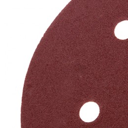 Matrix Круг абразивный на ворсовой подложке под "липучку", перфорированный, P 150, 150 мм, 5 шт 73842