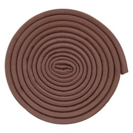 Сибртех Уплотнитель резиновый, 6 м, профиль "D", коричневый 88916