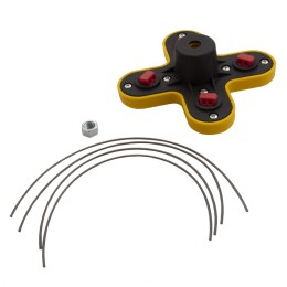 Denzel Головка триммерная универсальная гайка М10 х 1.25 левая 96362