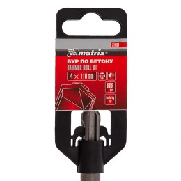Matrix Бур по бетону, 4 x 110 мм, SDS Plus 71001
